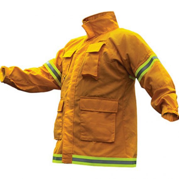 Nomex IIIA Firefighting Coat Large 42”-44” Chest FireLine 6 oz 