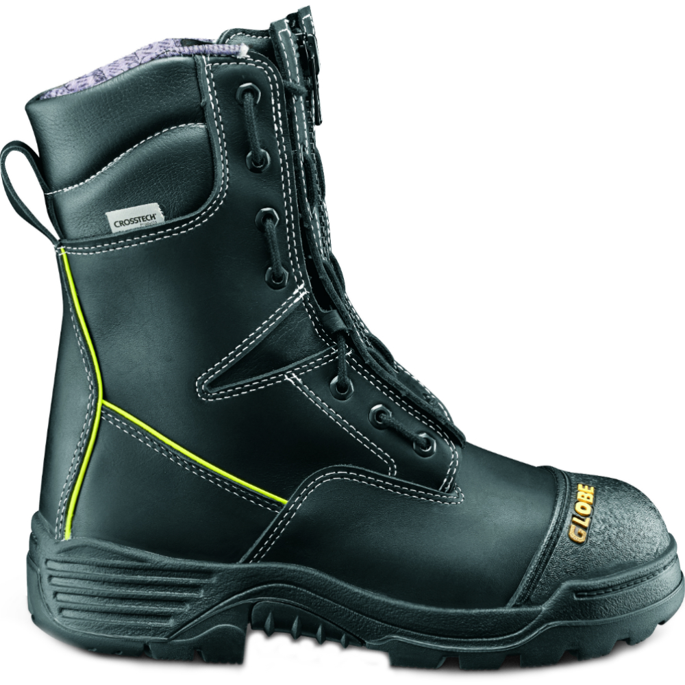 mens boots with zipper and laces